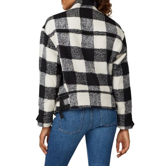 Rebecca Minkoff Allegra Jacket Plaid Wool Coat - Picture 4 of 9